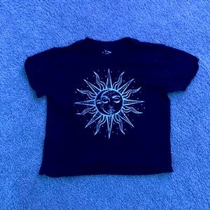 Black sun shirt